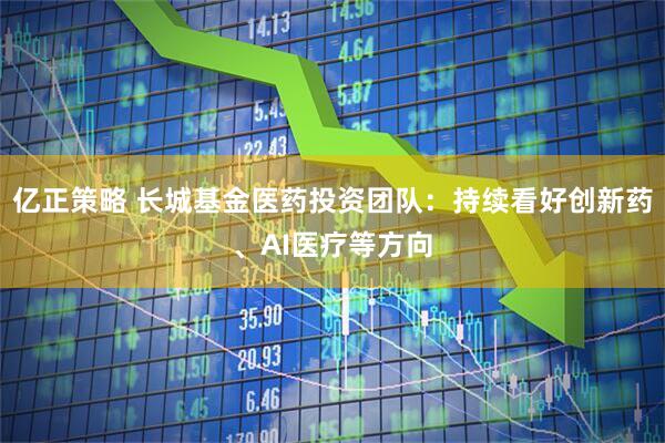 亿正策略 长城基金医药投资团队：持续看好创新药、AI医疗等方向