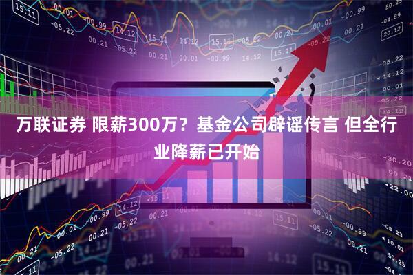 万联证券 限薪300万？基金公司辟谣传言 但全行业降薪已开始