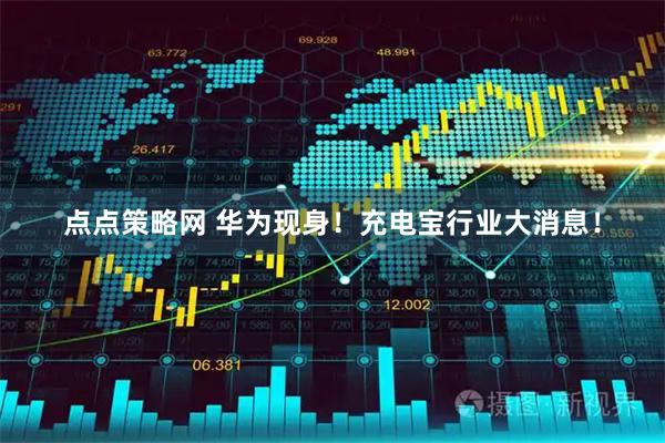 点点策略网 华为现身！充电宝行业大消息！